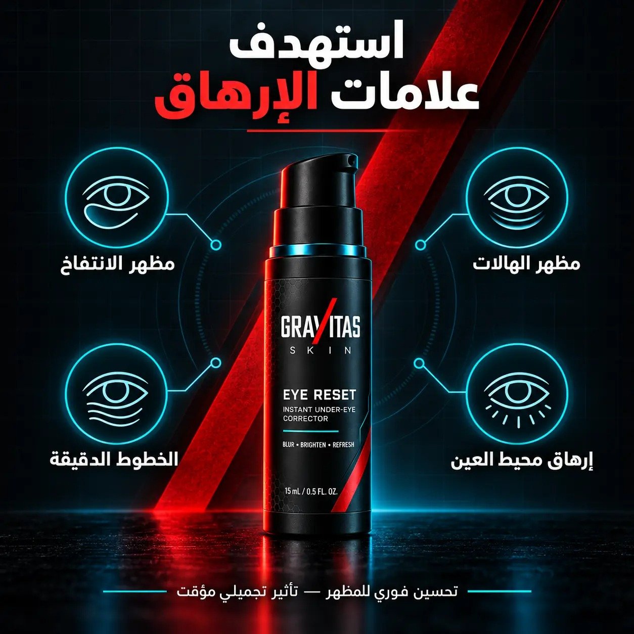 عبوة وسيروم Gravitas Eye Reset