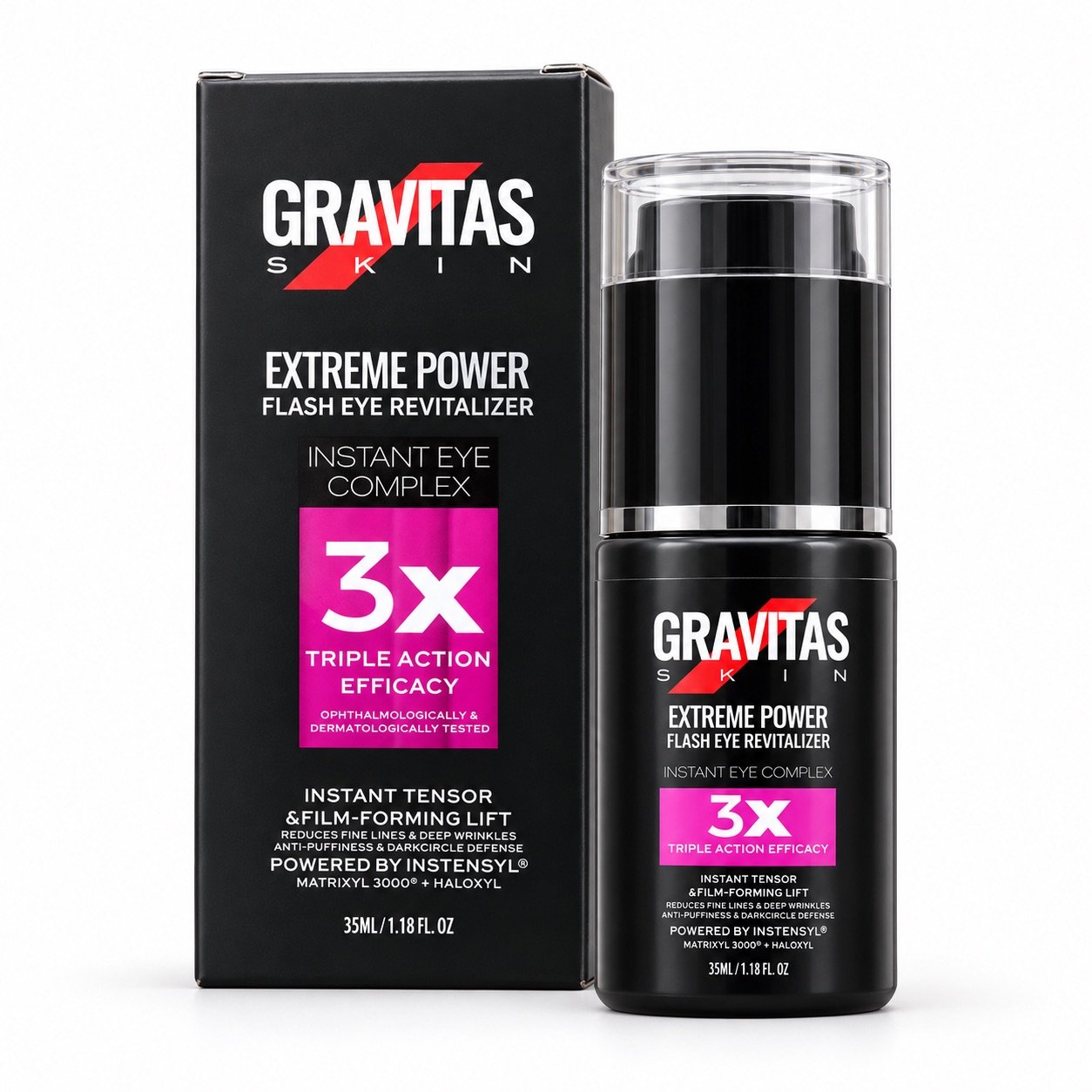Eye-reset Gravitas ( علاج فوري للهالات والانتفاخات )